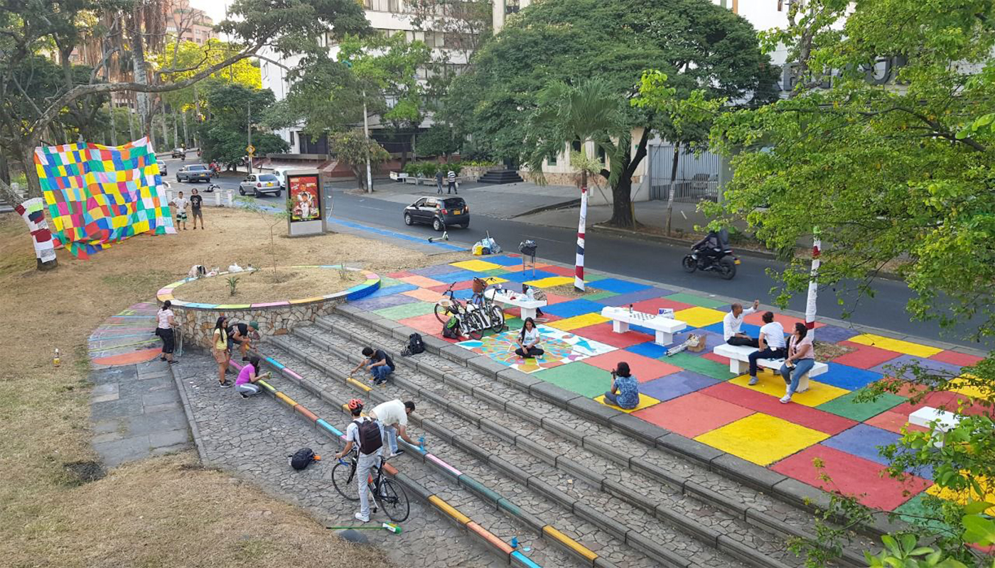Reunión de trabajo comunitario y aliados.